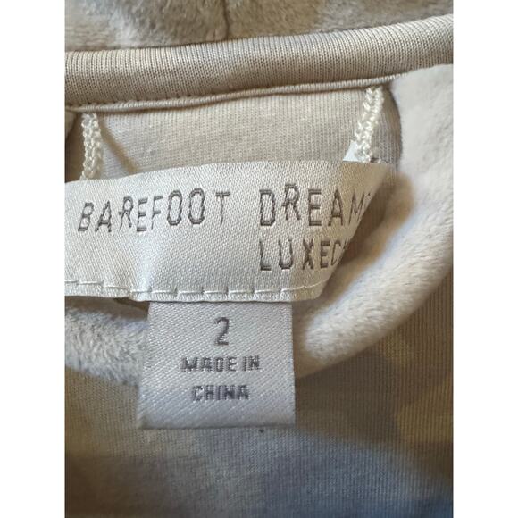 Barefoot Dreams LuxeChic Blanket Robe Color: Stone (NEW) - Picture 4 of 6